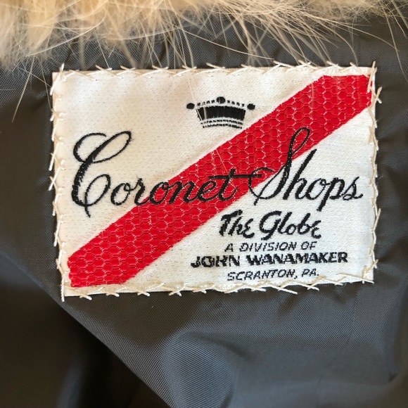 Vintage 70s Fur and Suede Coat As Is fully lined - Picture 7 of 8